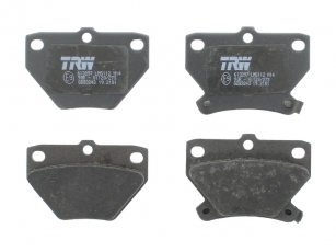 Купить GDB3243 TRW Тормозные колодки задние Corolla (110, 120, 140, 150) с звуковым предупреждением износа
